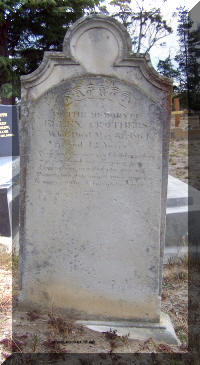 Ellen Crothers headstone