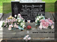 Headstone Glenis Cocker