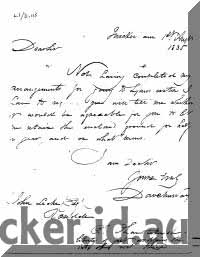 Letter from David Murray to John Leake